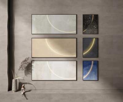 现代装饰画3D模型下载